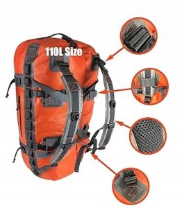 Verk Plecak 65L torba wodoodporna na motocykl łódż worek marynarski UNPLUG 2