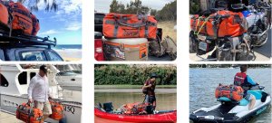 Verk Plecak 65L torba wodoodporna na motocykl łódż worek marynarski UNPLUG 3