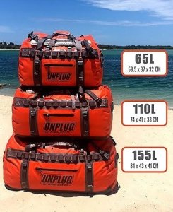 Verk Plecak 65L torba wodoodporna na motocykl łódż worek marynarski UNPLUG 6
