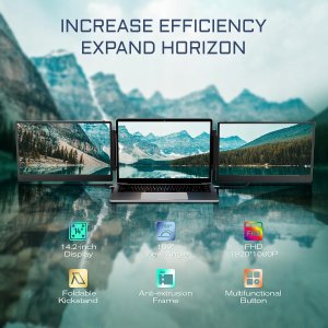 Teamgee S3 Przenośny monitor 14"do laptopa FHD Mac Wins Android Dex PC 2024 2