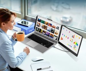 Teamgee S1 Przenośny monitor do laptopa 14"ekran do 13''-17" do komputera 3