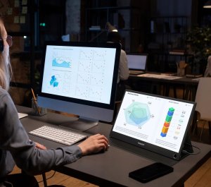 Yodoit 14'' Przenośny monitor do komputera laptopa Mac Xboxa PS ekran FHD 2