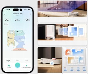 JONR P20 Pro mop Robot sprzątający stacja bazowa All-in-One 8000 Pa 2024 5