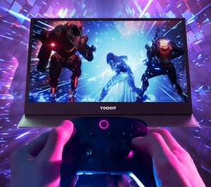 Yodoit Przenośny monitor do laptopa komputera 17,3'' ekran FHD IPS nowy 2