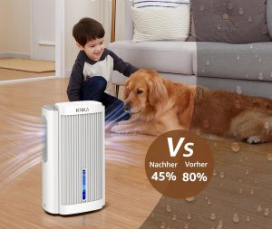 Midea/Comfee Elektryczny osuszacz powietrza 1,1 l/dzień do 30 m CS06 do domu nowy 2024 2