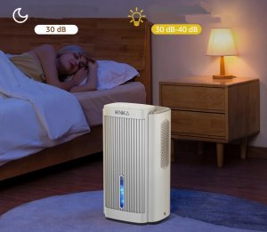 Midea/Comfee Elektryczny osuszacz powietrza 1,1 l/dzień do 30 m CS06 do domu nowy 2024 4