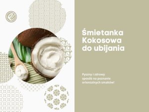 Śmietanka kokosowa do ubijania do deserów roślinna wege bezglutenowa bez soi whipping cream 400g 3