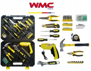 WMC ZESTAW NARZĘDZIOWY 110EL KLUCZE WKRĘTAKI BITY 13