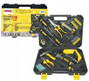 WMC ZESTAW NARZĘDZIOWY 110EL KLUCZE WKRĘTAKI BITY 14