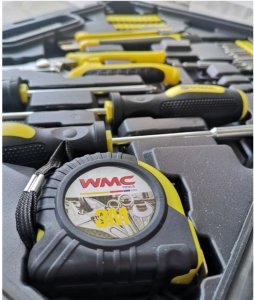 WMC ZESTAW NARZĘDZIOWY 110EL KLUCZE WKRĘTAKI BITY 21
