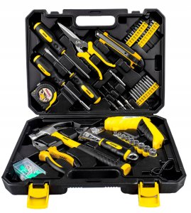 WMC ZESTAW NARZĘDZIOWY 110EL KLUCZE WKRĘTAKI BITY 3