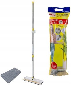 Mop z mechanizmem wyciskowym "motylek"i skrobaczką 2