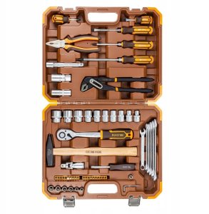 Zestaw narzędzi 1/2" i 1/4" 60el. (6-kątnych) (7-27mm) 2