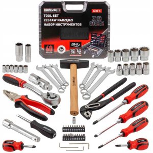 Zestaw narzędzi 1/2" i 1/4" 60el. (6-kątnych) (7-27mm) 4