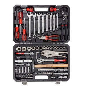 Zestaw narzędzi 1/2" i 1/4" 78el. (6-kątnych) (4-32mm) 3