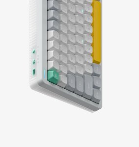 Nuphy - Halo75 v2 Wireless Mechanical Keyboard - Bezprzewodowa Klawiatura Mechaniczna Ionic White Silent Red Clear-Top 4