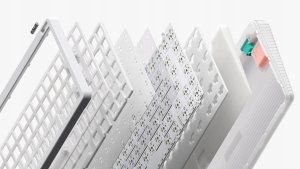 Nuphy - Halo75 v2 Wireless Mechanical Keyboard - Bezprzewodowa Klawiatura Mechaniczna Ionic White Lemon 5