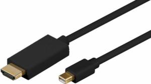 Kabel MicroConnect Mini Displayport-HDMI M-M 3m - MDPHDMI3B 1
