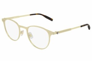 Ramki do okularów Męskie Montblanc MB0095O-002 Złoty  48 mm 1