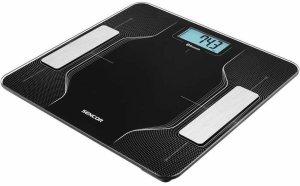 Cyfrowa Waga Łazienkowa Sencor SBS 8002BK Czarny noir 180 kg 4