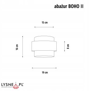 Kinkiet Aigostar  Podłużny kinkiet lampa ścienna z rattanowym kloszem VADUZ BOHO w stylu boho 8