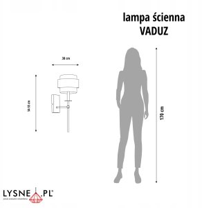 Kinkiet Aigostar  Podłużny kinkiet lampa ścienna z rattanowym kloszem VADUZ BOHO w stylu boho 9