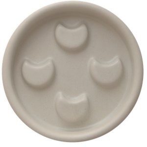 Mohani Lunula mydelniczka ceramiczna szara 1