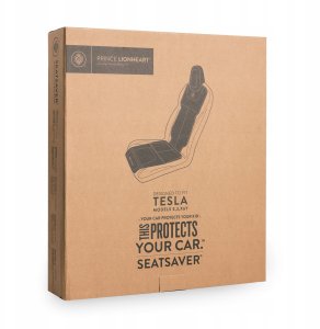 Prince Lionheart Mata ochronna pod fotelik do samochodu Tesla Beige 13