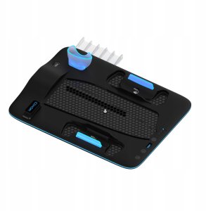 YAXO Podstawka chłodząca i ładująca ICE STORM do PS5 Slim Techno Black 2
