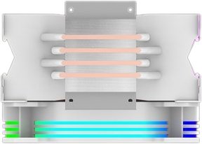 Chłodzenie CPU AQIRYS AQIRYS Chłodzenie do procesora URANUS white 3