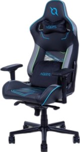 AQIRYS Fotel gamingowy HYPERION black/grey/blue 1