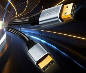 Kabel DisplayPort 1.4 Przewód Adapter do Display Port Monitora 2K 4K 8K 2m 5