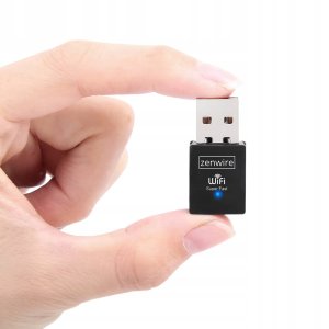 Karta Sieciowa Adapter Antena Zewnętrzna WiFi USB 600MB 5Ghz do Komputera 11