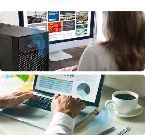 Karta Sieciowa Adapter Antena Zewnętrzna WiFi USB 600MB 5Ghz do Komputera 12