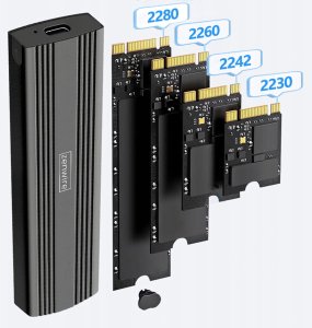 Obudowa SSD Adapter m.2 SATA NGFF USB-C Kieszeń dysk m2 2230 2242 2260 2280 2