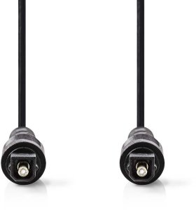 Nedis Toslink CAGP25000BK20 Digital optical audio cable 2m 1