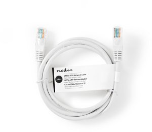 Nedis CCGT85100WT20 Cat 5e UTP Network Cable 2m 3