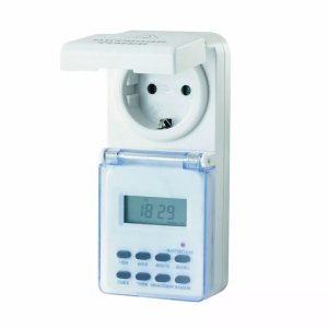 Electraline 59506 Digital outdoor german timer IP44 max 35000w 220-240vac / 16A / 50hz 1