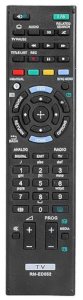 HQ LXP052 TV remote control SONY RM-ED052 Black 1