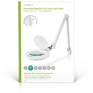 Lampka biurkowa Nedis biała  (5412810413317) 13