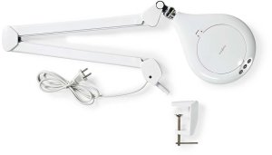 Lampka biurkowa Nedis biała  (5412810413317) 16