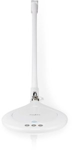 Lampka biurkowa Nedis biała  (5412810413317) 4
