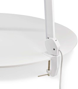 Lampka biurkowa Nedis biała  (5412810413317) 10