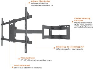 Multibrackets MB-6539 TV Wall-Mount Bracket for TVs up to 75" / 40kg 7