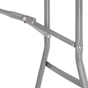 Stół składany cateringowy 180x74 cm stolik ogrodowy turystyczny walizka biały UNIWERSALNY 14