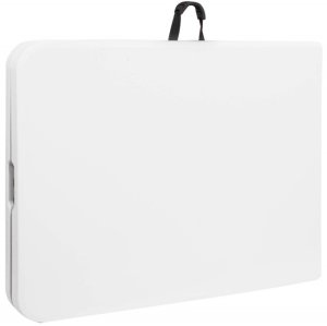 Stół składany cateringowy 180x74 cm stolik ogrodowy turystyczny walizka biały UNIWERSALNY 17