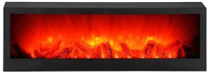 Lampa stołowa Springos Lampa kominek na baterie, USB LED 60x10x19,5 cm oświetlenie dekoracyjne, czarne UNIWERSALNY 12
