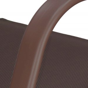 Krzesło ogrodowe, metalowe na balkon, taras brązowe UNIWERSALNY 17