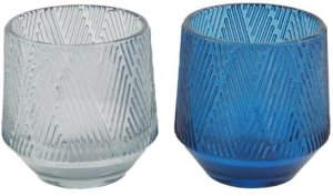 Świecznik na tealight niebieski 1
