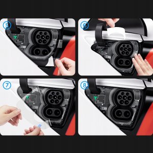 Spigen Tesla Charge Port Wrap, zero one - Tesla Model Y/3 12